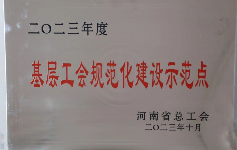 喜報！公司工會再添省級新榮譽